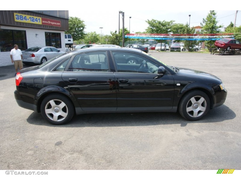 2003 A4 1.8T quattro Sedan - Ming Blue Pearl Effect / Ebony photo #4