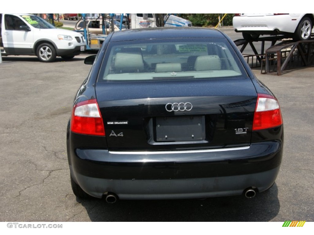 2003 A4 1.8T quattro Sedan - Ming Blue Pearl Effect / Ebony photo #6