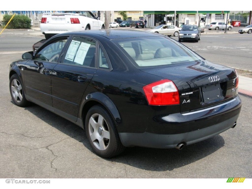 2003 A4 1.8T quattro Sedan - Ming Blue Pearl Effect / Ebony photo #7