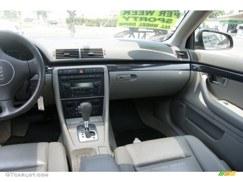 2003 A4 1.8T quattro Sedan - Ming Blue Pearl Effect / Ebony photo #16