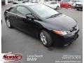 2008 Nighthawk Black Pearl Honda Civic EX Coupe  photo #1