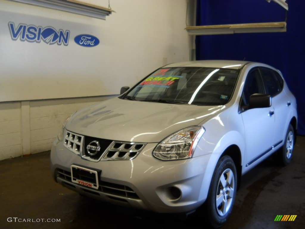 2011 Rogue S AWD - Silver Ice Metallic / Black photo #1