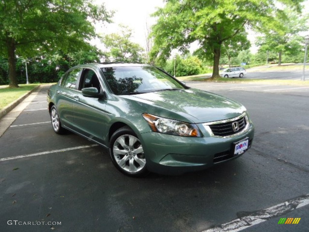 2010 Accord EX Sedan - Mystic Green Metallic / Black photo #1