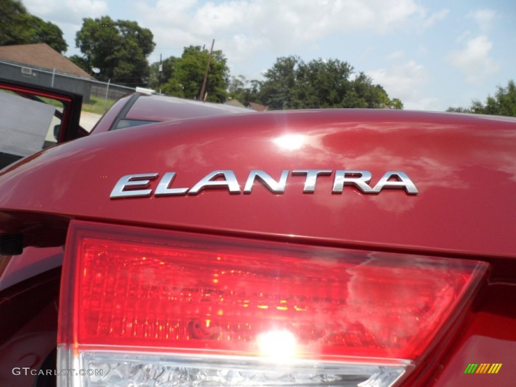 2013 Elantra GLS - Red Allure / Beige photo #15