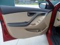 2013 Red Allure Hyundai Elantra GLS  photo #21