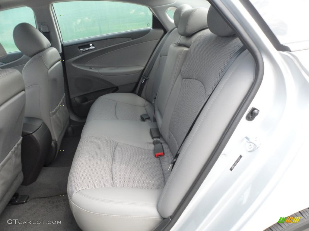 Gray Interior 2013 Hyundai Sonata SE 2.0T Photo #66465336
