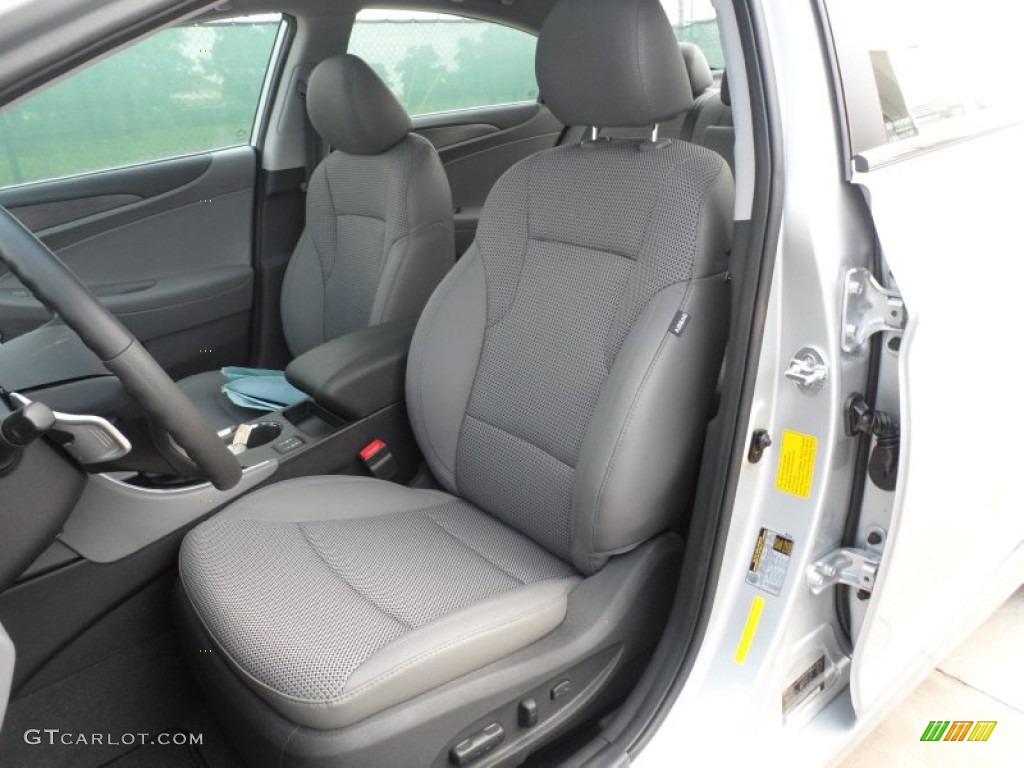 Gray Interior 2013 Hyundai Sonata SE 2.0T Photo #66465354