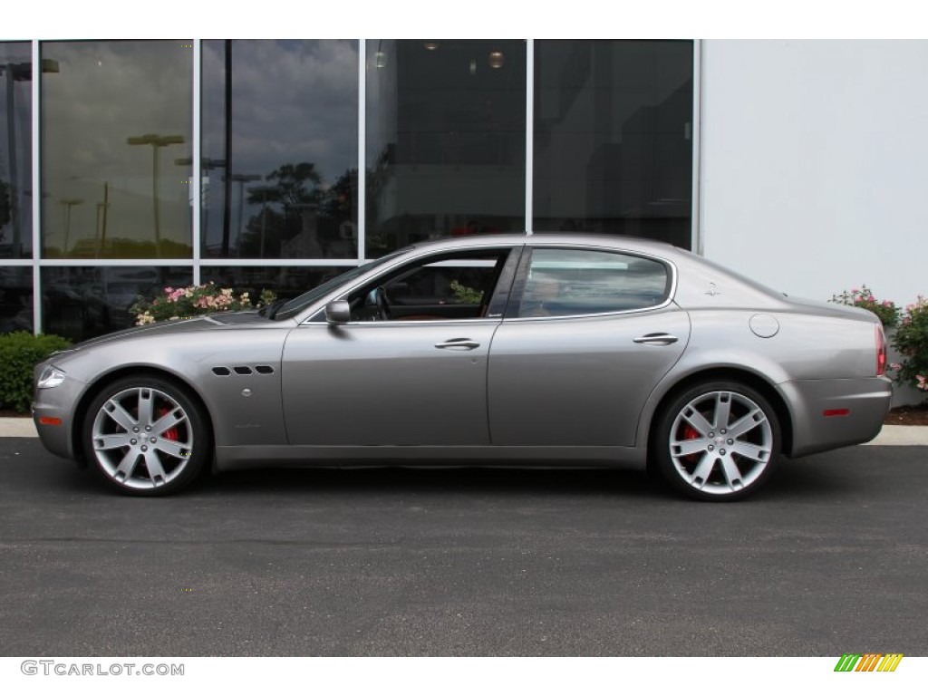 Grigio Alfieri Metallic (Dark Silver) 2007 Maserati Quattroporte Sport GT DuoSelect Exterior Photo #66466455