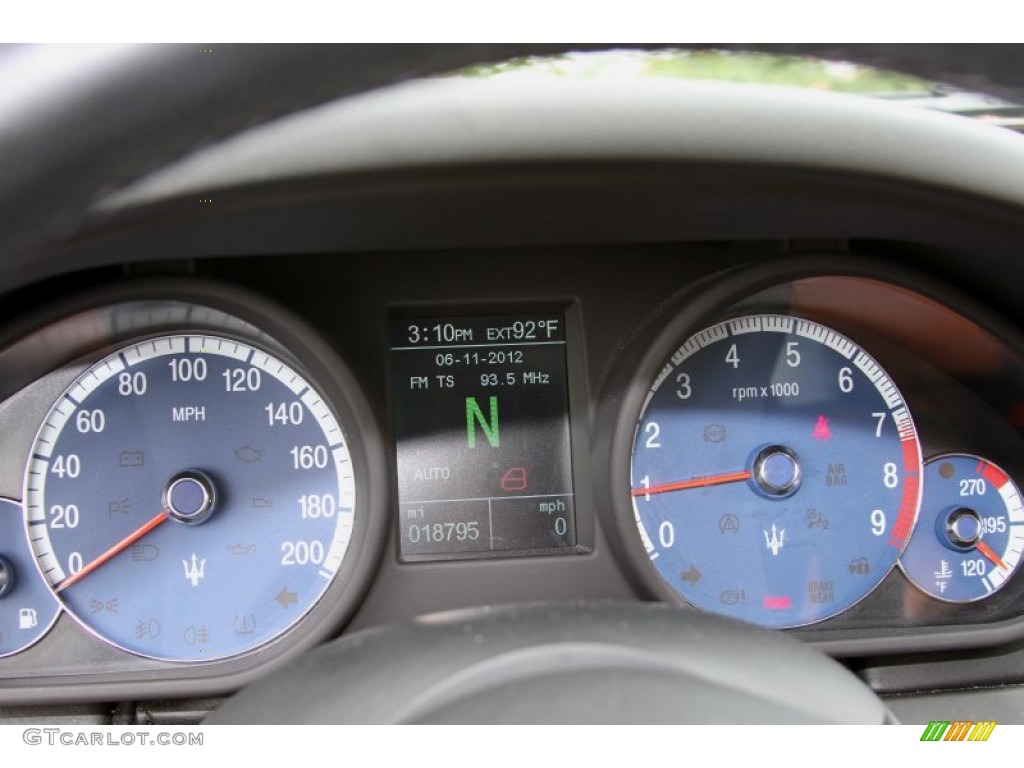 2007 Maserati Quattroporte Sport GT DuoSelect Gauges Photo #66466530