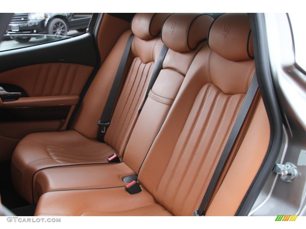 2007 Maserati Quattroporte Sport GT DuoSelect Rear Seat Photo #66466563