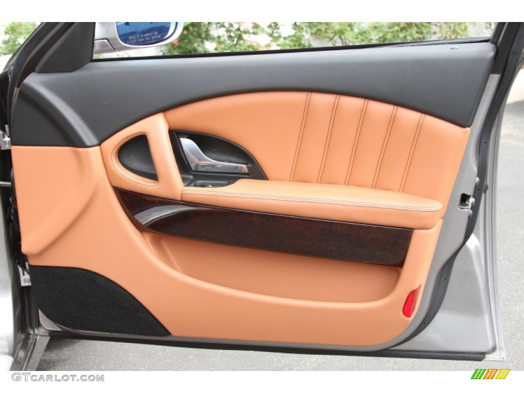 2007 Maserati Quattroporte Sport GT DuoSelect Cuoio Door Panel Photo #66466635