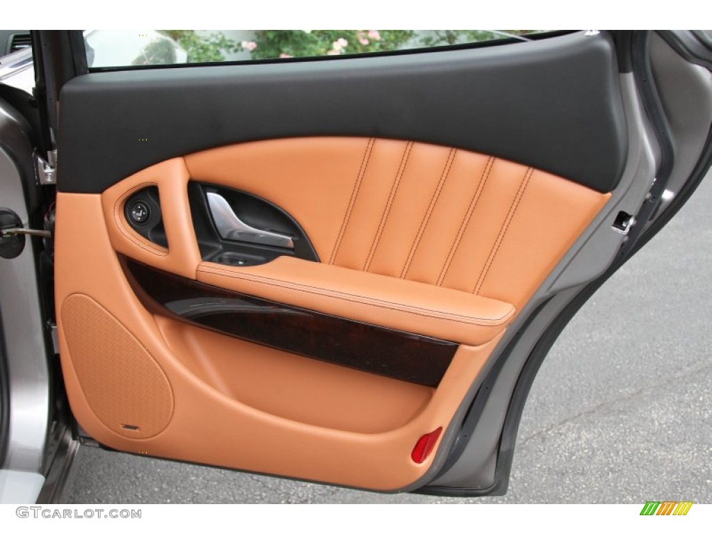 2007 Maserati Quattroporte Sport GT DuoSelect Cuoio Door Panel Photo #66466641