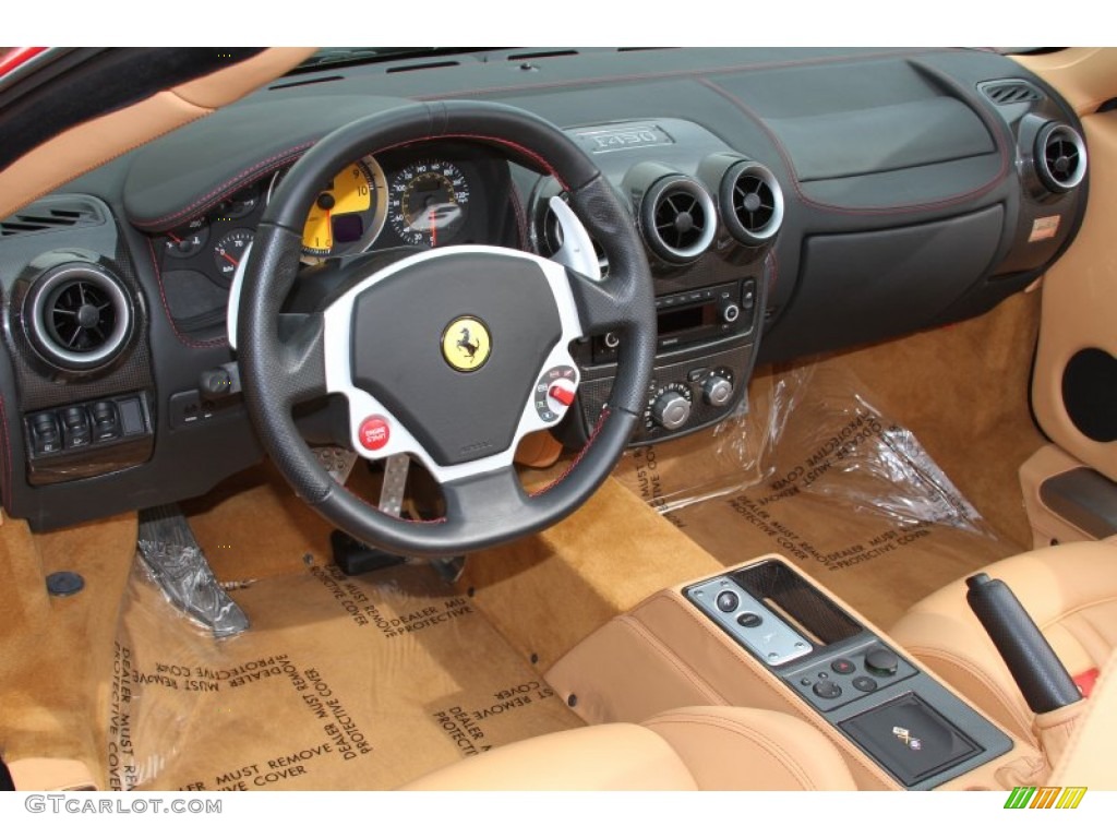2006 Ferrari F430 Spider F1 Beige Dashboard Photo #66466791