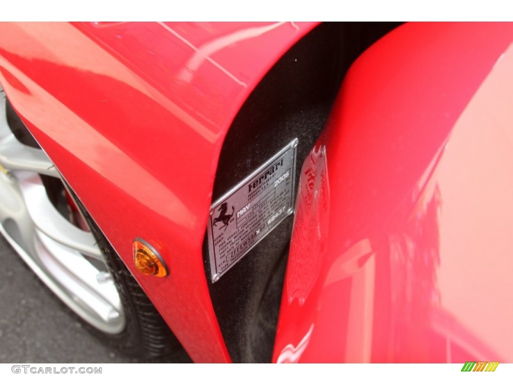2006 Ferrari F430 Spider F1 Info Tag Photo #66466893