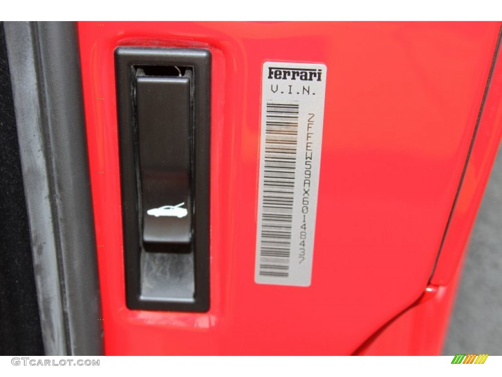 2006 Ferrari F430 Spider F1 Info Tag Photo #66466899