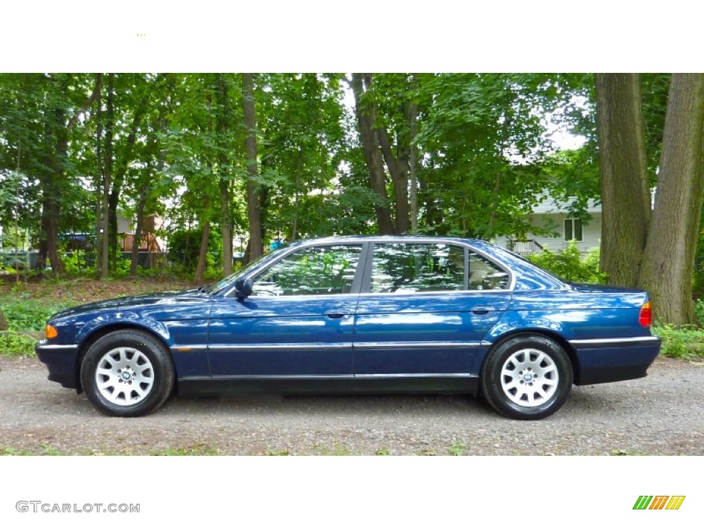Biarritz Blue Metallic 2000 BMW 7 Series 740iL Sedan Exterior Photo #66466911