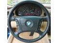 2000 BMW 7 Series Sand Interior Steering Wheel Photo