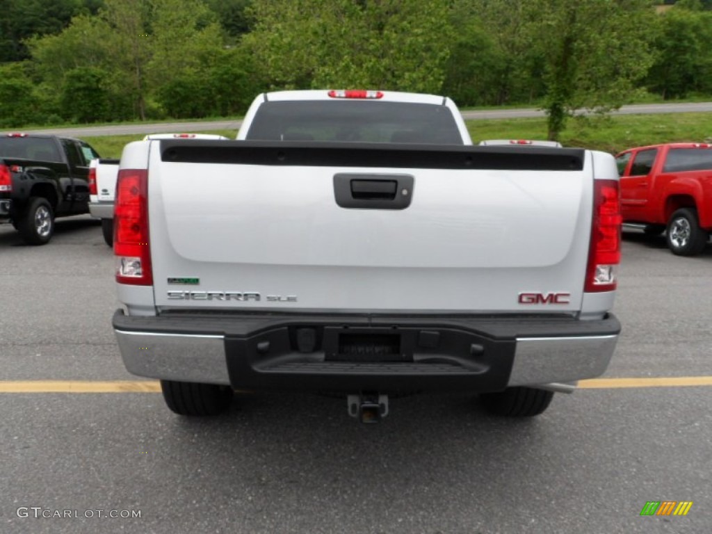 2012 Sierra 1500 SLE Extended Cab 4x4 - Quicksilver Metallic / Ebony photo #6