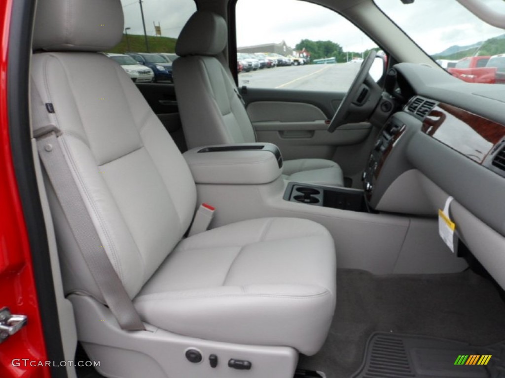 2012 Silverado 1500 LTZ Crew Cab 4x4 - Victory Red / Light Titanium/Dark Titanium photo #36