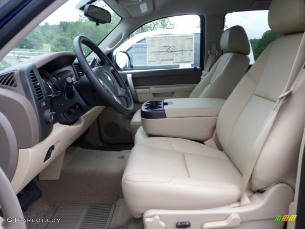 2012 Silverado 1500 LT Crew Cab 4x4 - Blue Topaz Metallic / Light Titanium/Dark Titanium photo #12