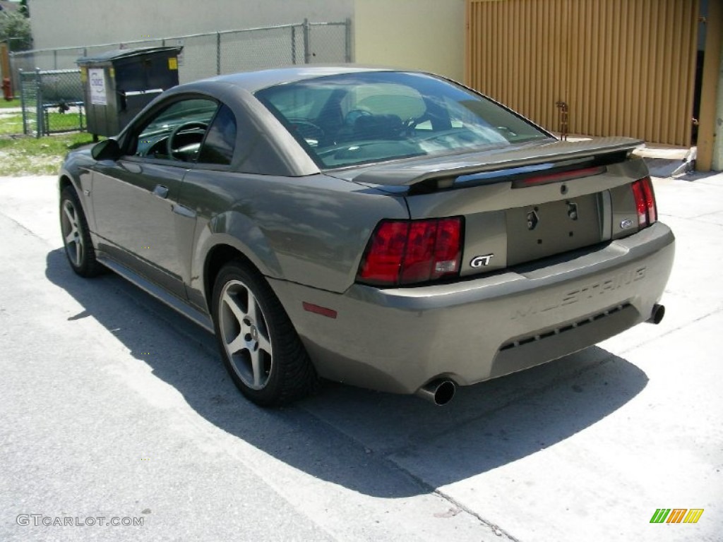 Mineral Grey Metallic 2001 Ford Mustang GT Coupe Exterior Photo #66468240