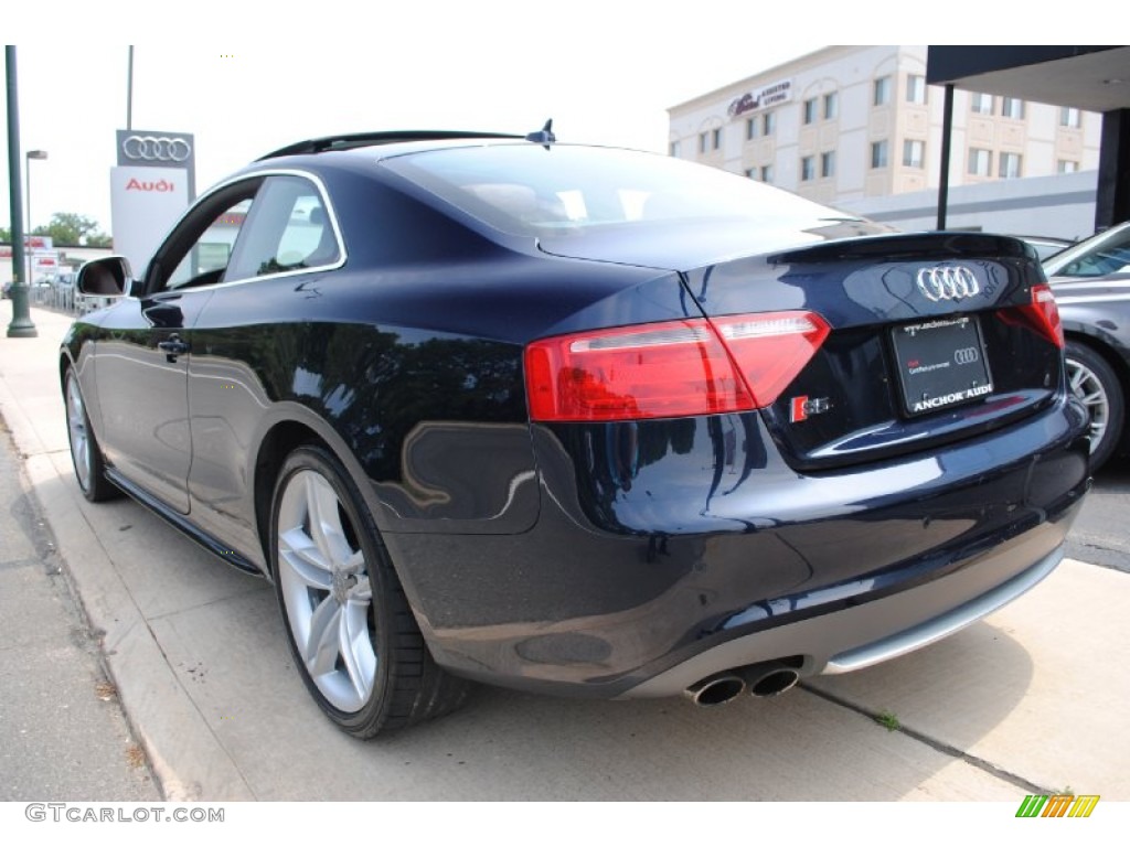 2009 S5 4.2 quattro - Deep Sea Blue Pearl Effect / Tuscan Brown Silk Nappa Leather photo #4