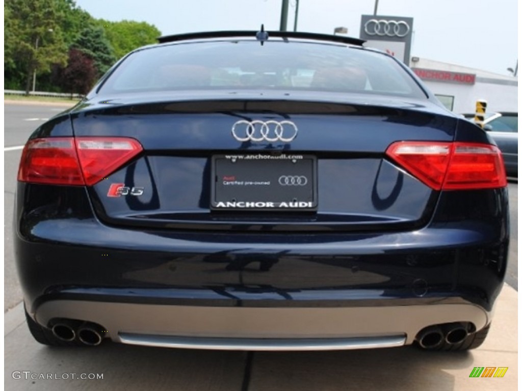 2009 S5 4.2 quattro - Deep Sea Blue Pearl Effect / Tuscan Brown Silk Nappa Leather photo #5