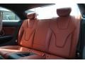 2009 Audi S5 Tuscan Brown Silk Nappa Leather Interior Rear Seat Photo