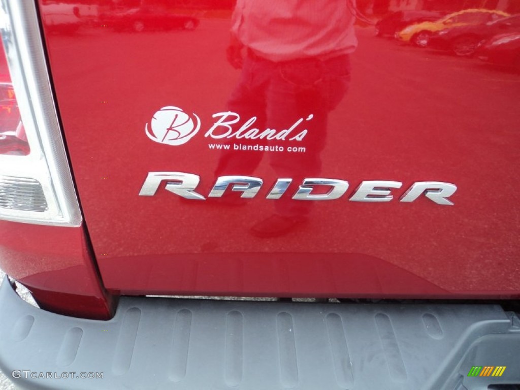 2008 Raider LS Double Cab 4WD - Lava Red Pearl / Slate photo #27