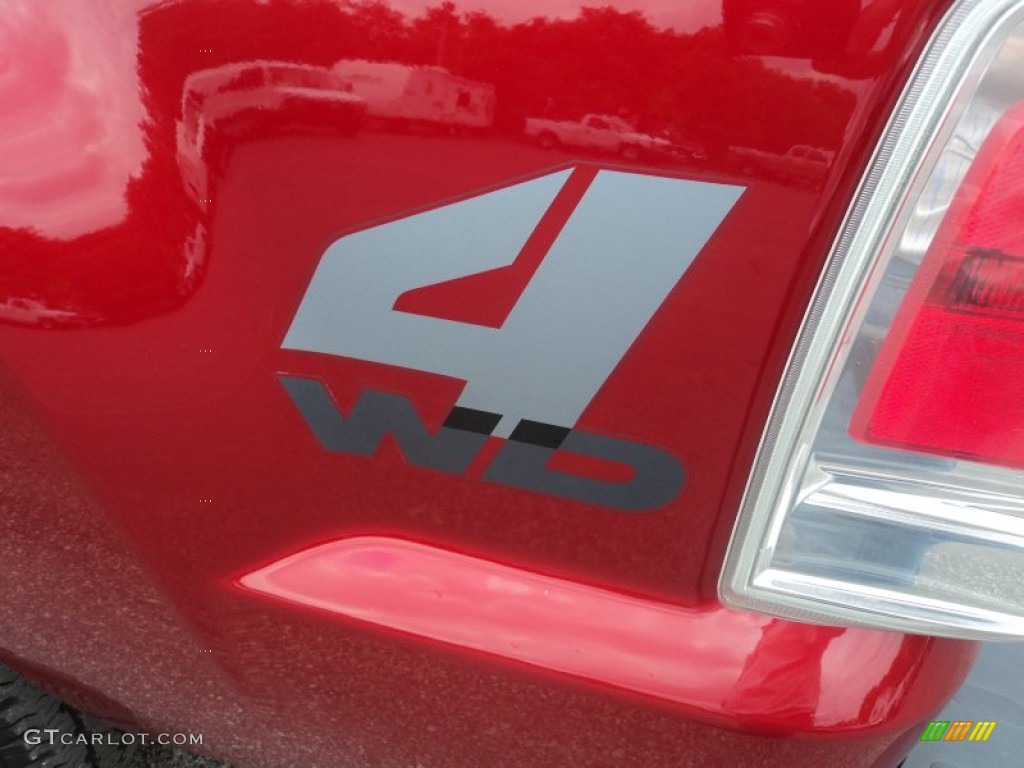 2008 Raider LS Double Cab 4WD - Lava Red Pearl / Slate photo #28