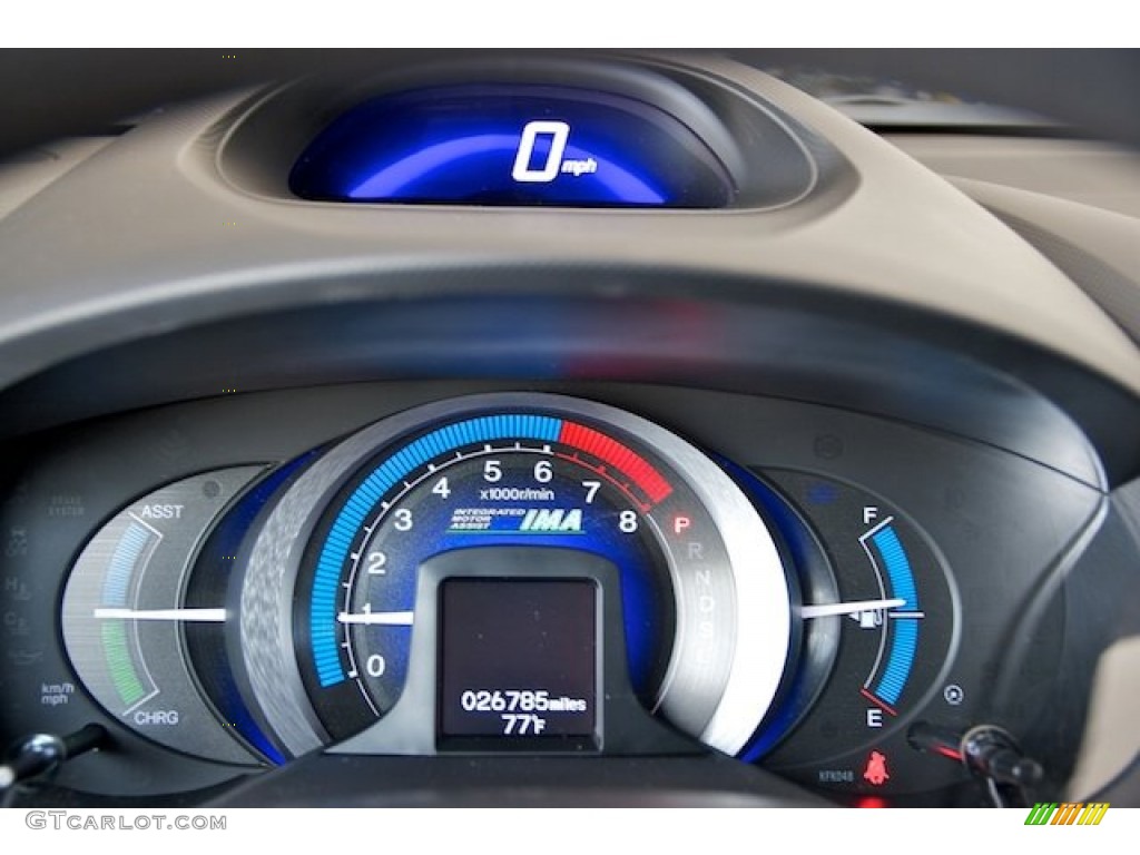 2011 Honda Insight Hybrid LX Gauges Photo #66470514