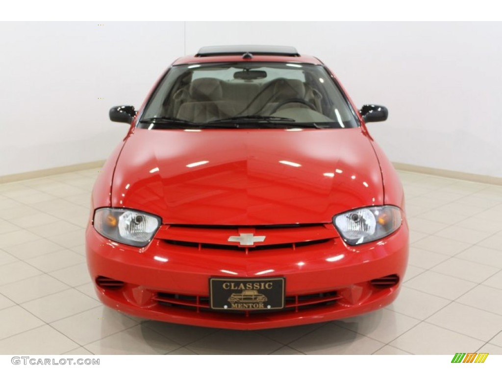 2004 Cavalier LS Coupe - Victory Red / Neutral photo #2