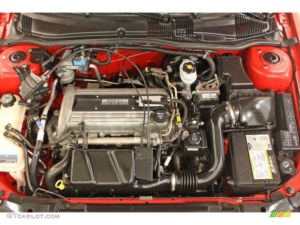 2004 Cavalier LS Coupe - Victory Red / Neutral photo #15