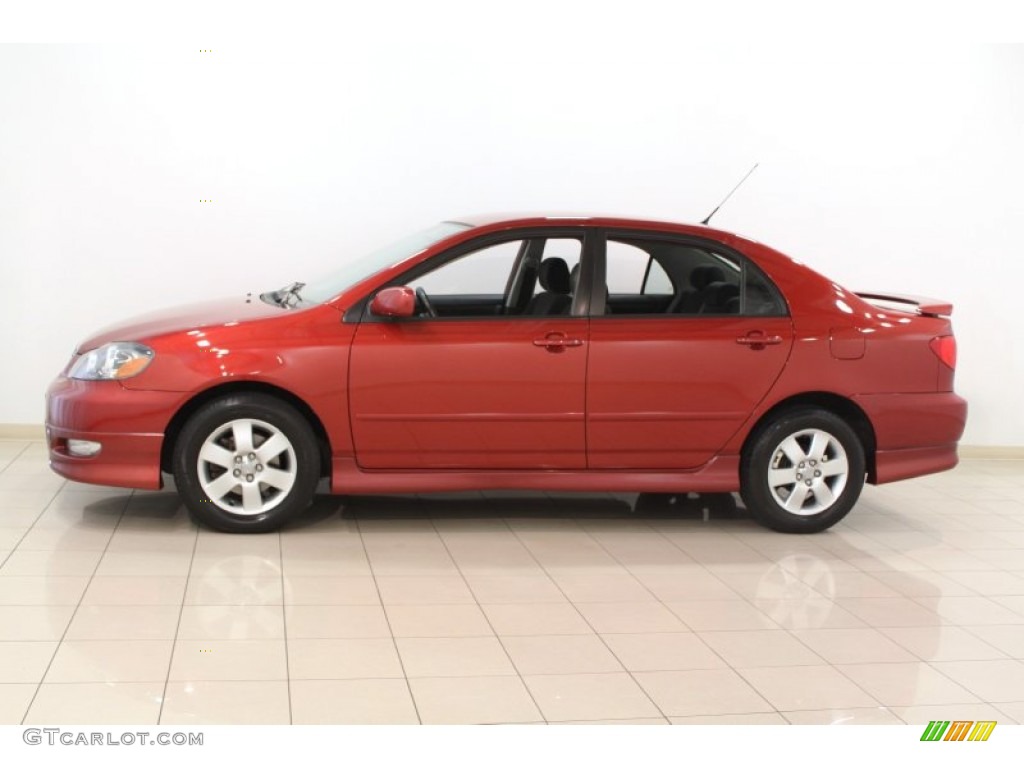 Impulse Red Pearl 2007 Toyota Corolla S Exterior Photo #66472338