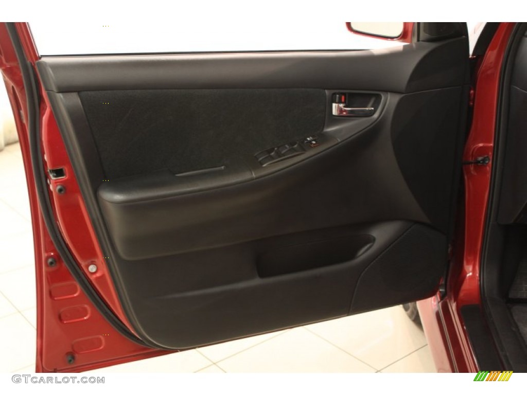 2007 Toyota Corolla S Dark Charcoal Door Panel Photo #66472344