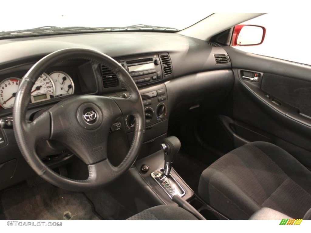 2007 Toyota Corolla S Dark Charcoal Dashboard Photo #66472356