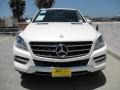 2012 Diamond White Metallic Mercedes-Benz ML 350 4Matic  photo #2