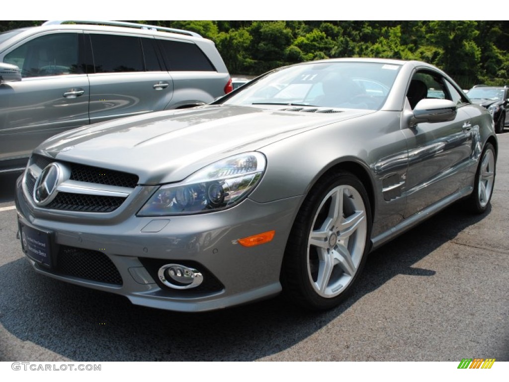 2011 SL 550 Roadster - Palladium Silver Metallic / Black photo #1