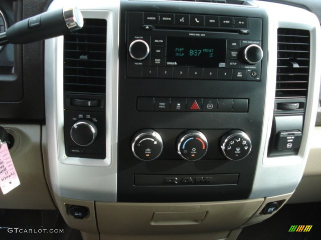 2011 Ram 1500 Big Horn Quad Cab 4x4 - White Gold / Light Pebble Beige/Bark Brown photo #10