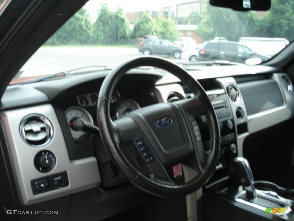 2010 F150 FX4 SuperCab 4x4 - Red Candy Metallic / Black photo #7