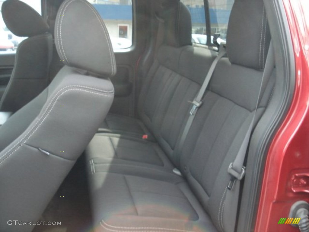 2010 F150 FX4 SuperCab 4x4 - Red Candy Metallic / Black photo #9