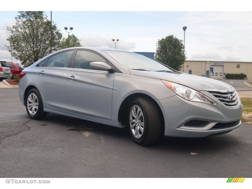 2012 Sonata GLS - Iridescent Silver Blue Pearl / Gray photo #3