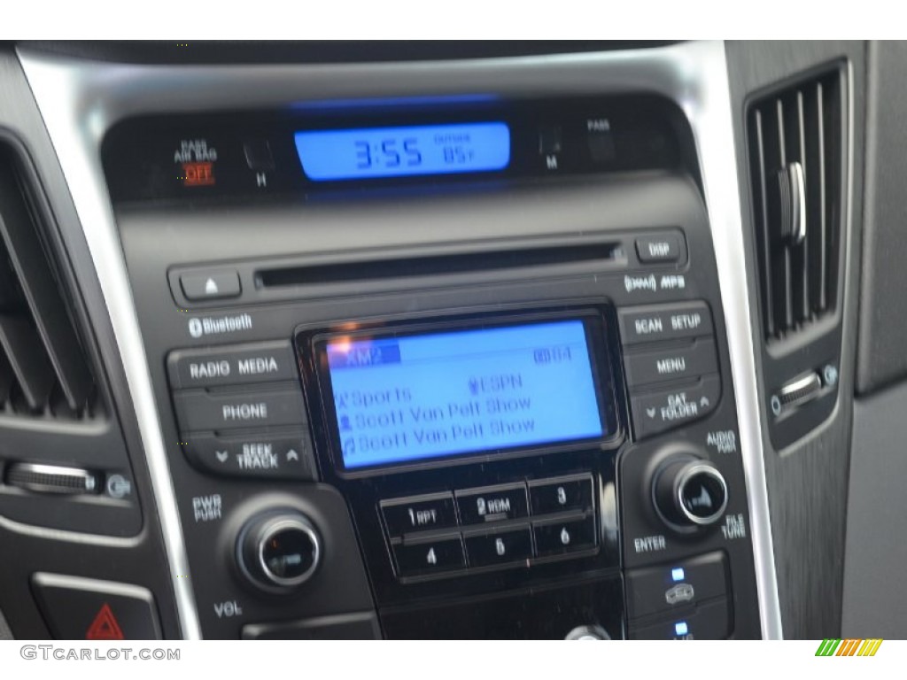 2012 Sonata GLS - Iridescent Silver Blue Pearl / Gray photo #27