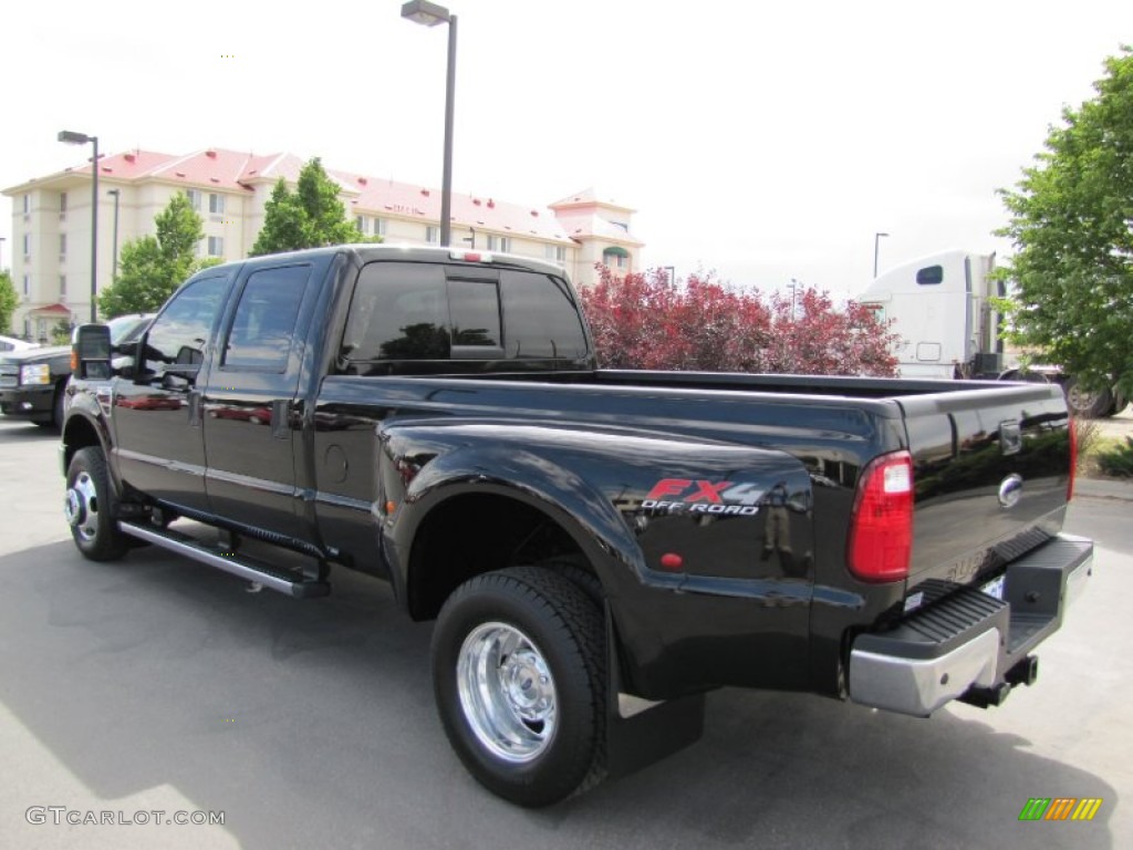 2010 F350 Super Duty XLT Crew Cab 4x4 Dually - Black / Camel photo #5