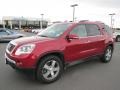 2012 Crystal Red Tintcoat GMC Acadia SLT AWD  photo #3