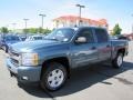 2009 Blue Granite Metallic Chevrolet Silverado 1500 LT Z71 Crew Cab 4x4  photo #3