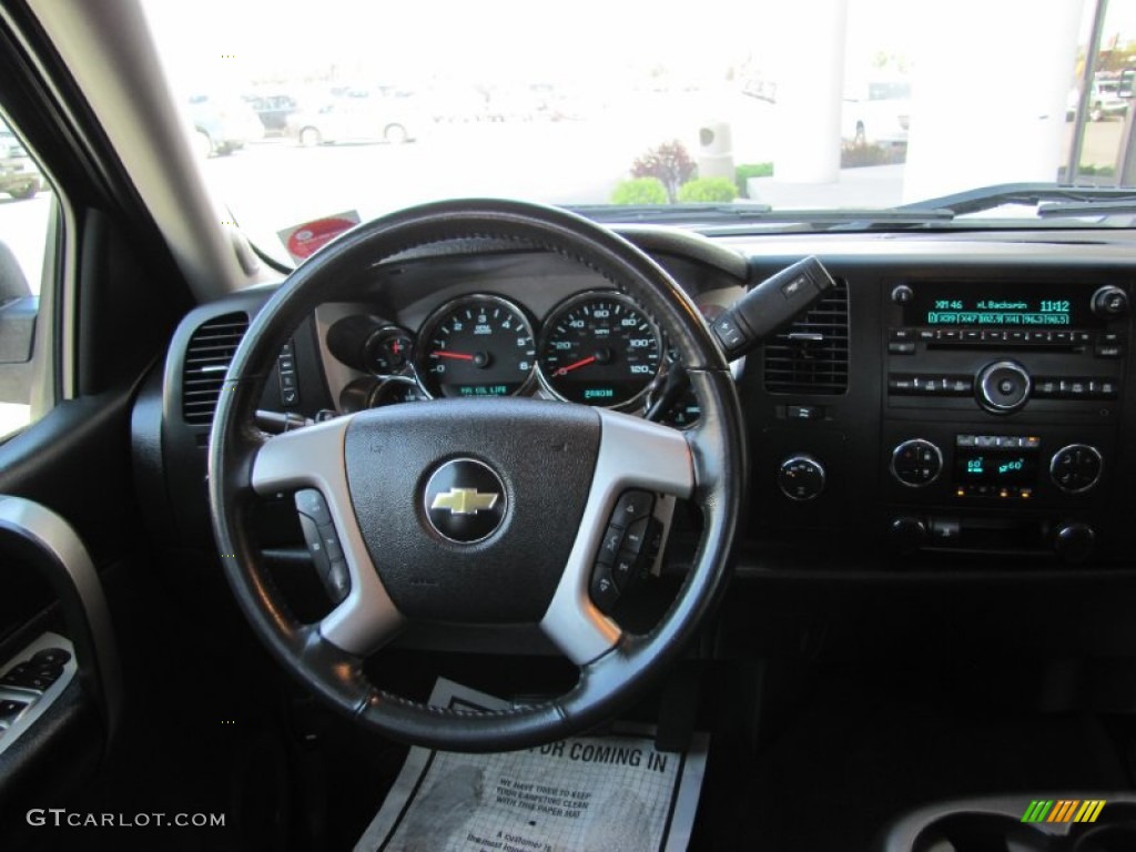 2009 Silverado 1500 LT Z71 Crew Cab 4x4 - Blue Granite Metallic / Ebony photo #9