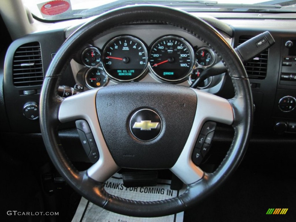 2009 Silverado 1500 LT Z71 Crew Cab 4x4 - Blue Granite Metallic / Ebony photo #11