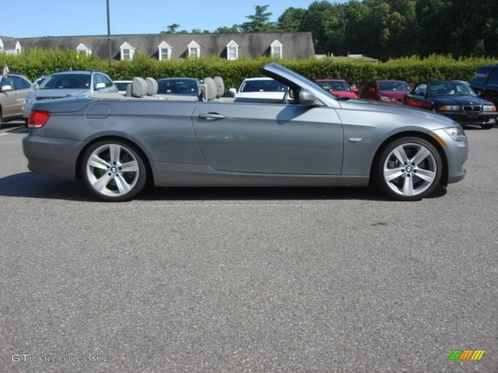 2010 3 Series 335i Convertible - Space Gray Metallic / Gray Dakota Leather photo #3