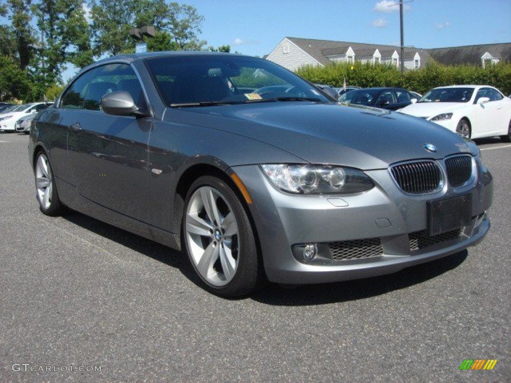 2010 3 Series 335i Convertible - Space Gray Metallic / Gray Dakota Leather photo #22